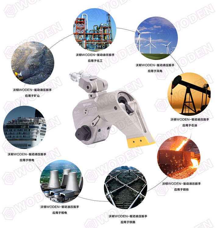 管道法蘭螺栓預(yù)緊工具液壓扳手選擇與使用注意事項