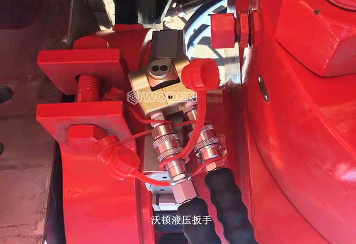 沃頓超薄中空扳手應用于現場情景